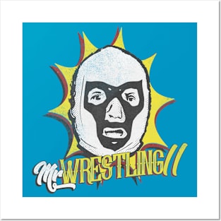 mr wrestling 2 70s gcw heavyweight champion Posters and Art